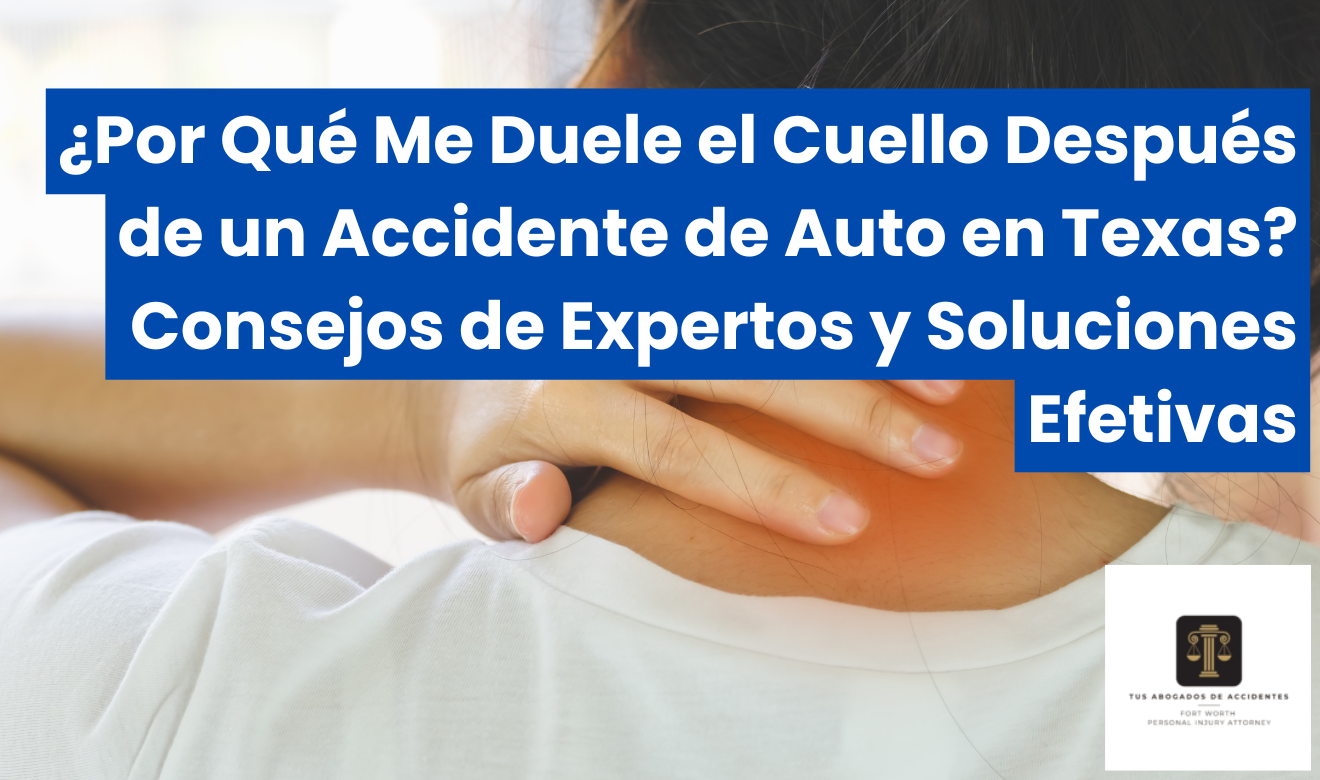 me duele el cuello después de un accidente de auto
